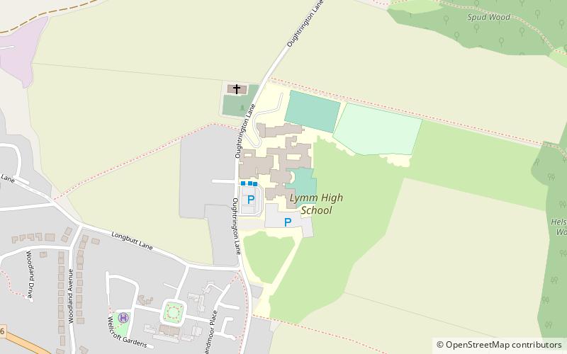 Oughtrington Hall location map