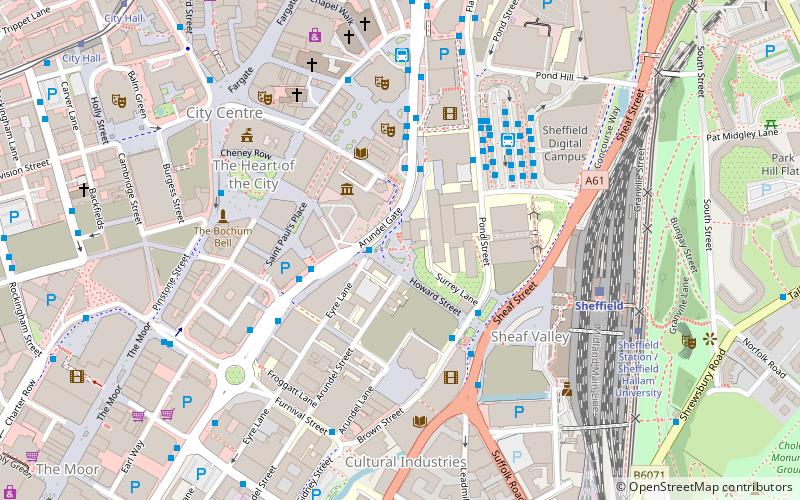 Howard Street location map