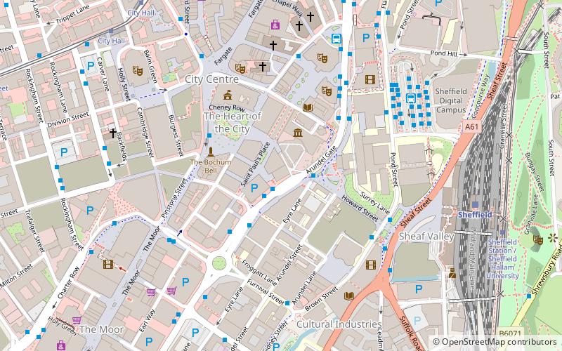 St Paul's Tower location map