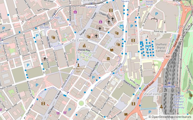 Millennium Square location map