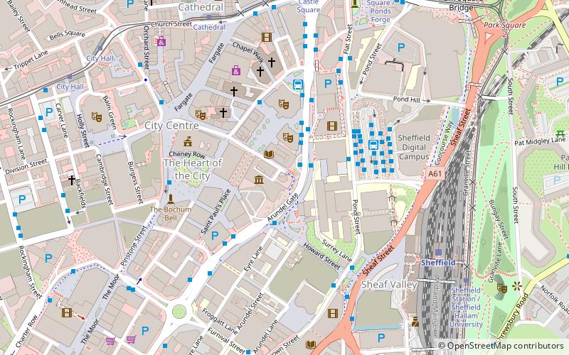 Sheffield Galleries and Museums Trust location map