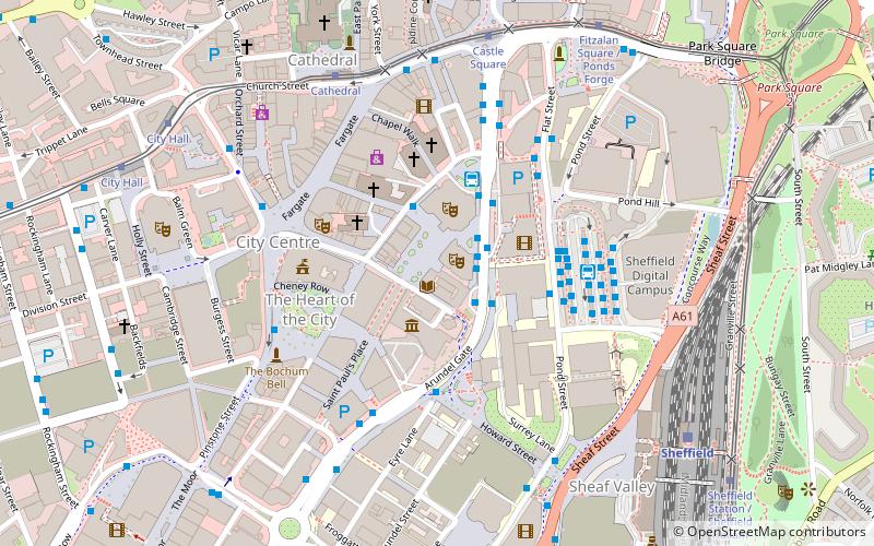 Sheffield Library Theatre location map