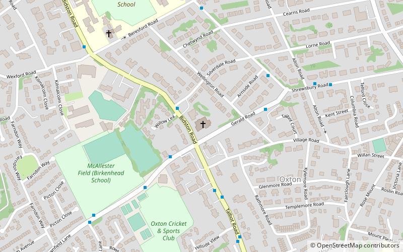 St Saviour's Church location map