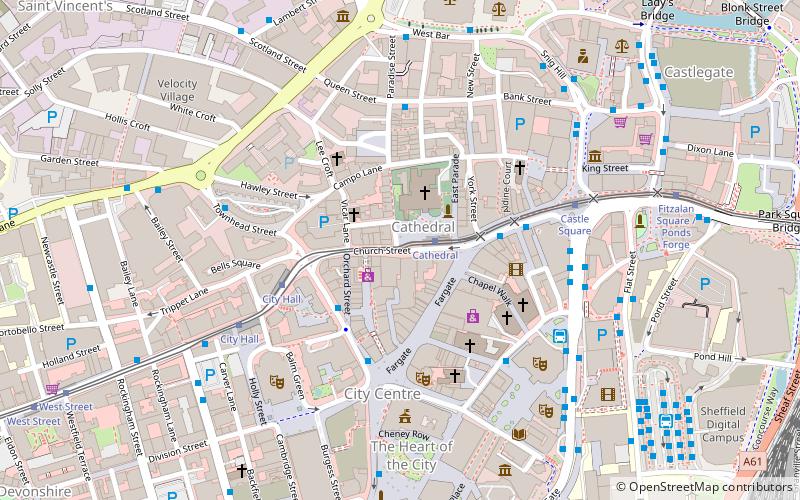 Church Street location map