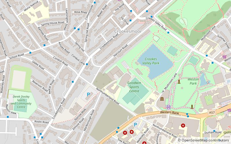 Goodwin Sports Centre location map