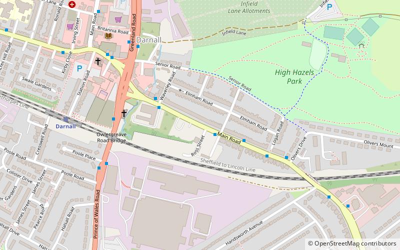 Handsworth Road location map