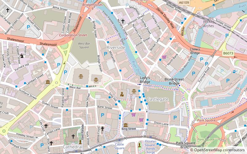 Upper Don Walk location map