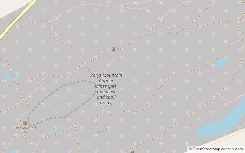 Parys Mountain Windmill location map