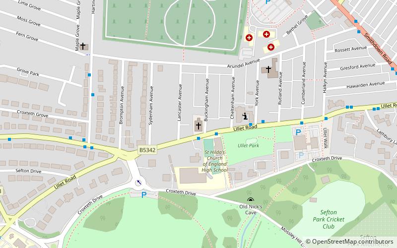 Church of St Agnes and St Pancras location map