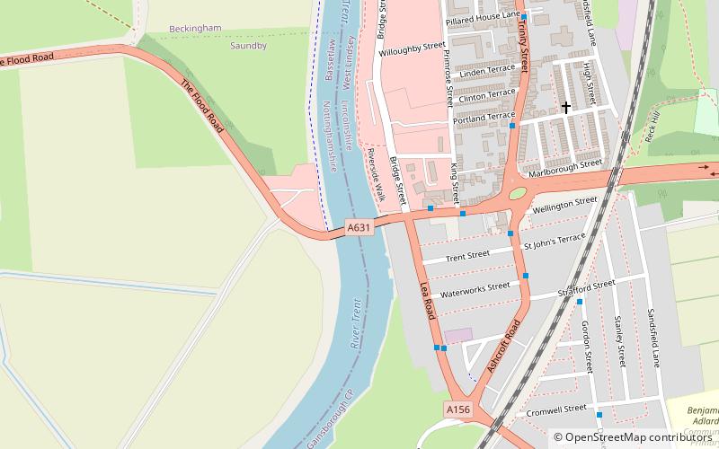 Trent Bridge location map