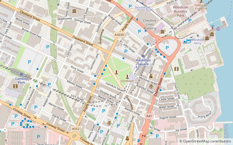 Queen Victoria Monument location map