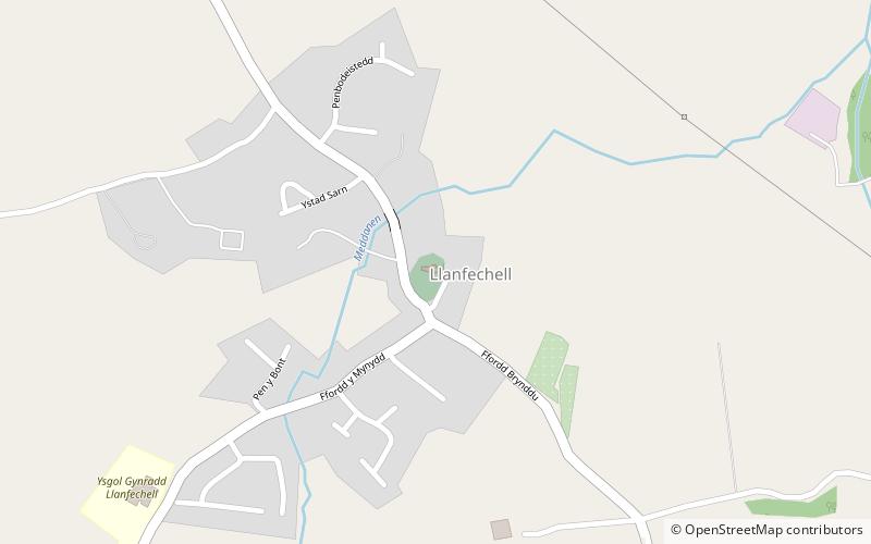 St Mechell's Church location map
