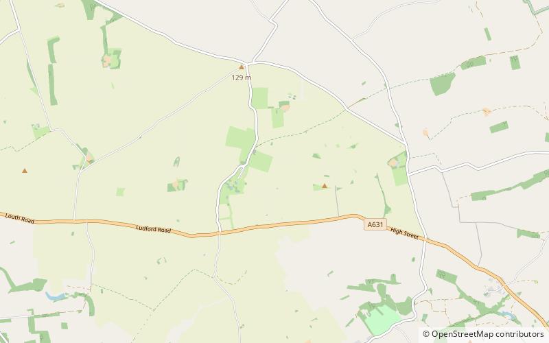 Calcethorpe with Kelstern location map