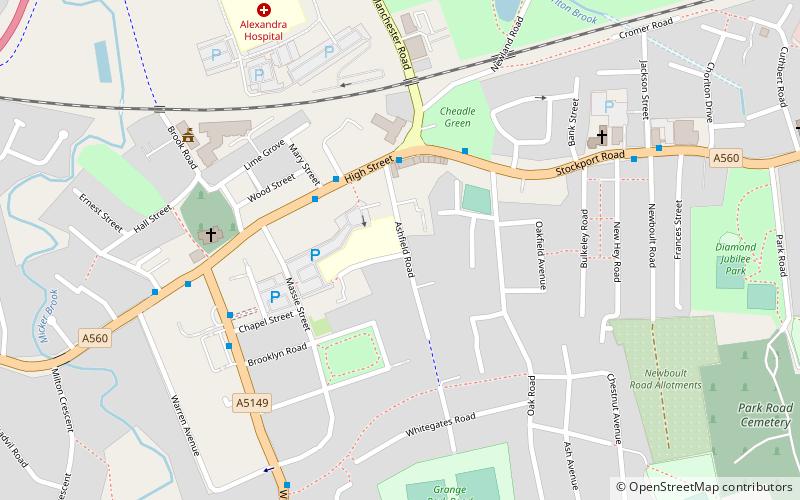 Cheadle location map