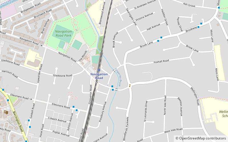 Brook Lane Garden Nursery location map