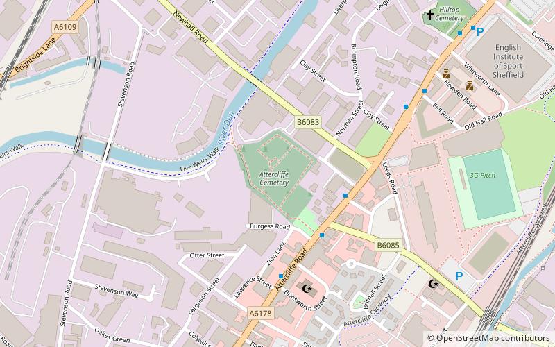 Attercliffe location map