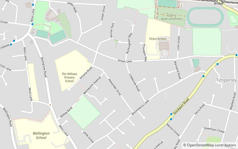 Timperley location map