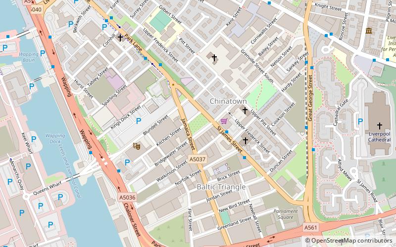 baltic triangle liverpool location map