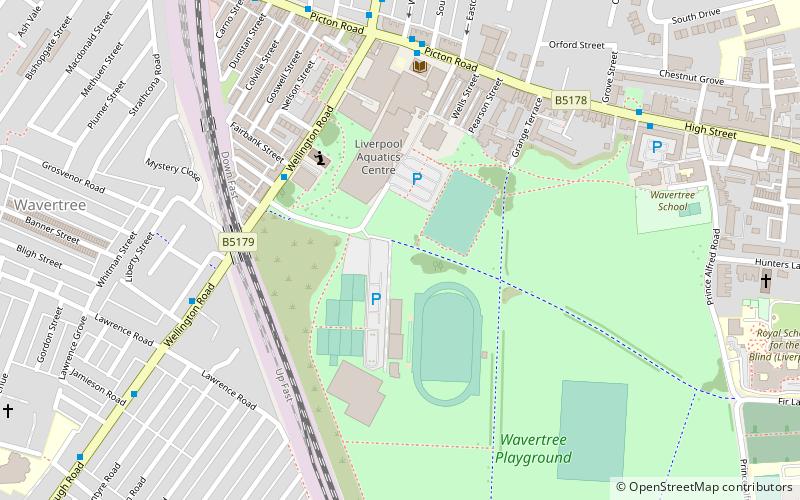Wavertree Sports Park location map