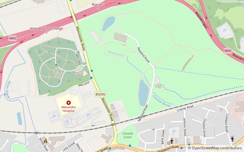 Abney Hall location map
