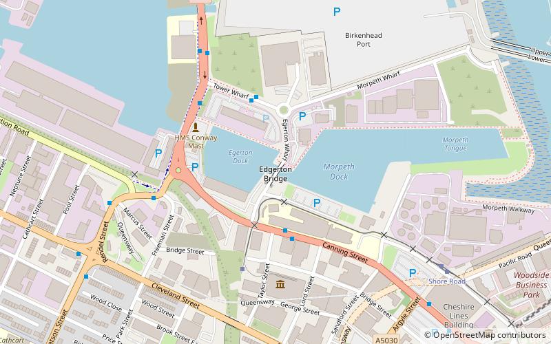 Egerton Dock location map
