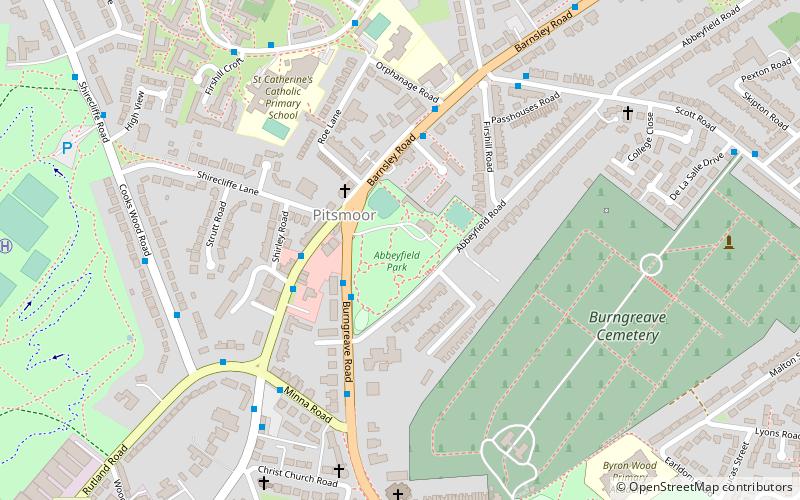 Abbeyfield Park location map