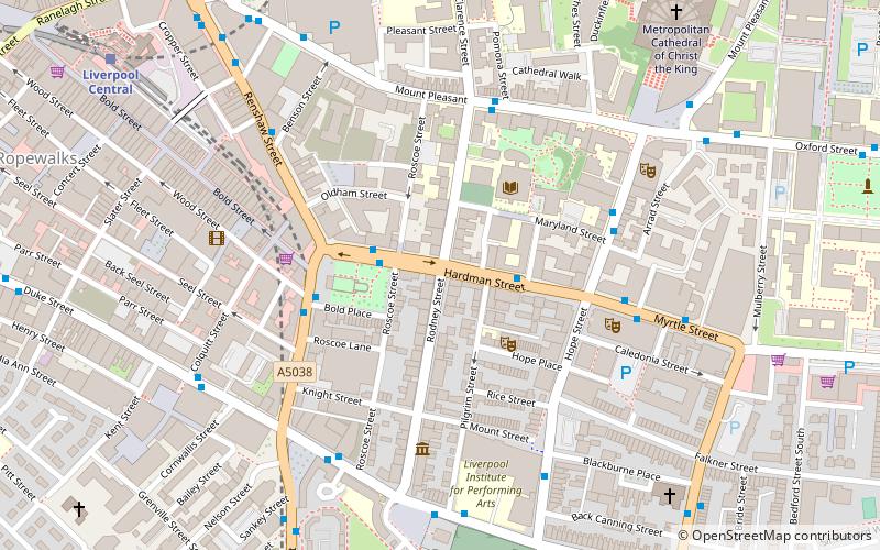 Rodney Street location map
