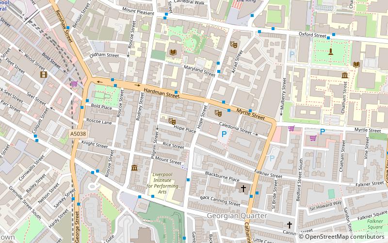 Sheppard-Worlock Statue location map