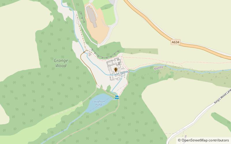 Roche Abbey location map