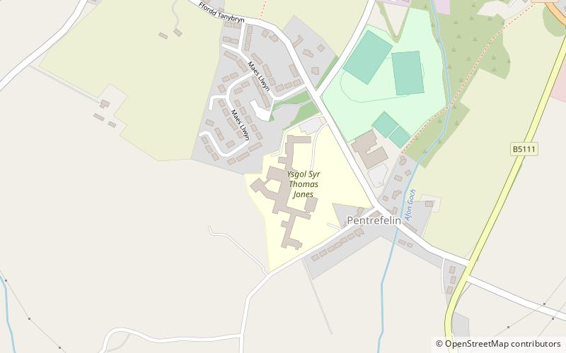 Ysgol Syr Thomas Jones location map