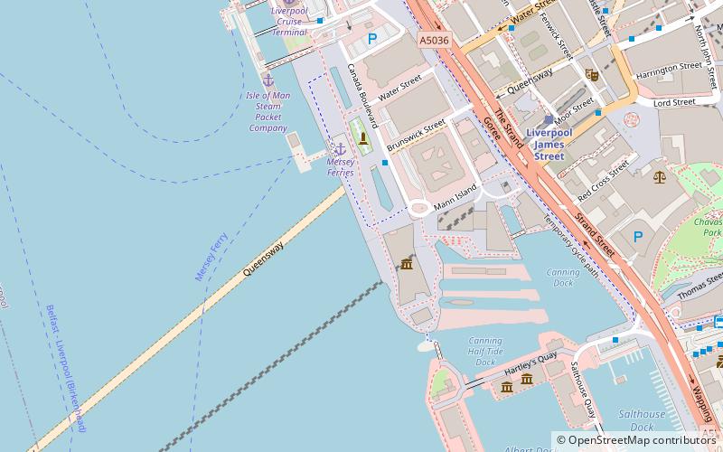 Liverpool Naval Memorial location map