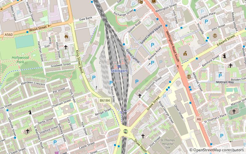 Stockport Viaduct location map