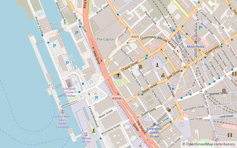 Liverpool Plinth location map