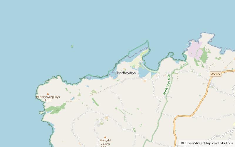 henborth llanfaethlu location map
