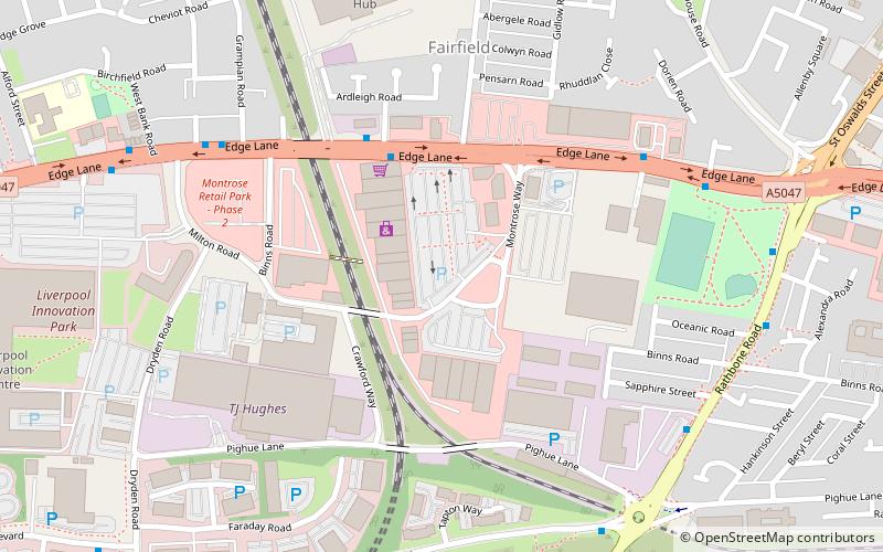 Liverpool Shopping Park location map