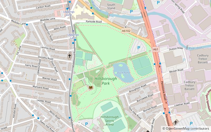 Hillsborough Park location map
