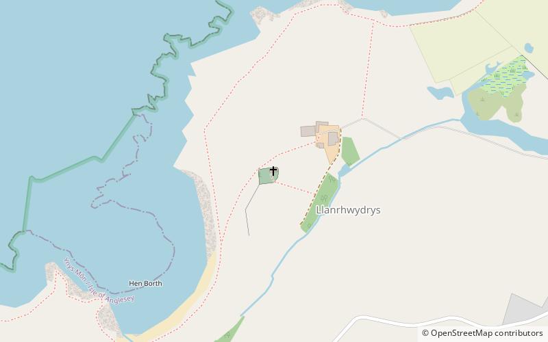 St Rhwydrus's Church location map