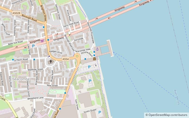 Eureka! Mersey location map