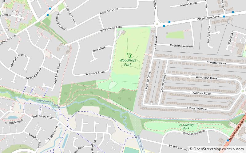 Woodheys Park location map