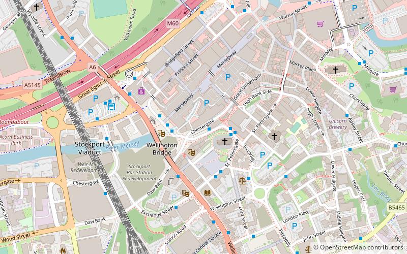 Stockport Air Raid Shelters location map