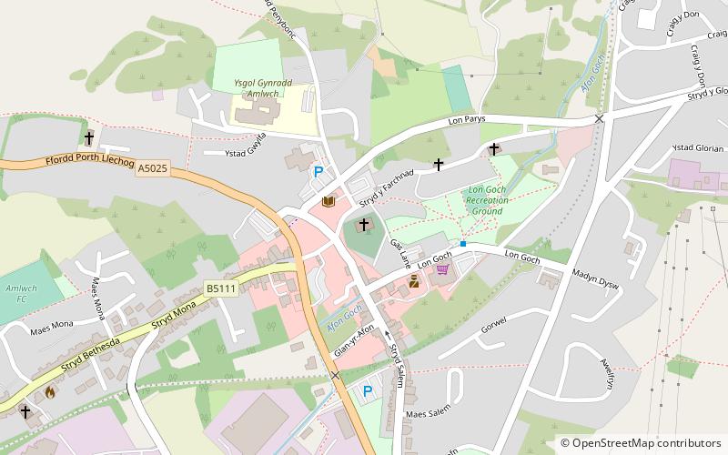 St Eleth's Church location map