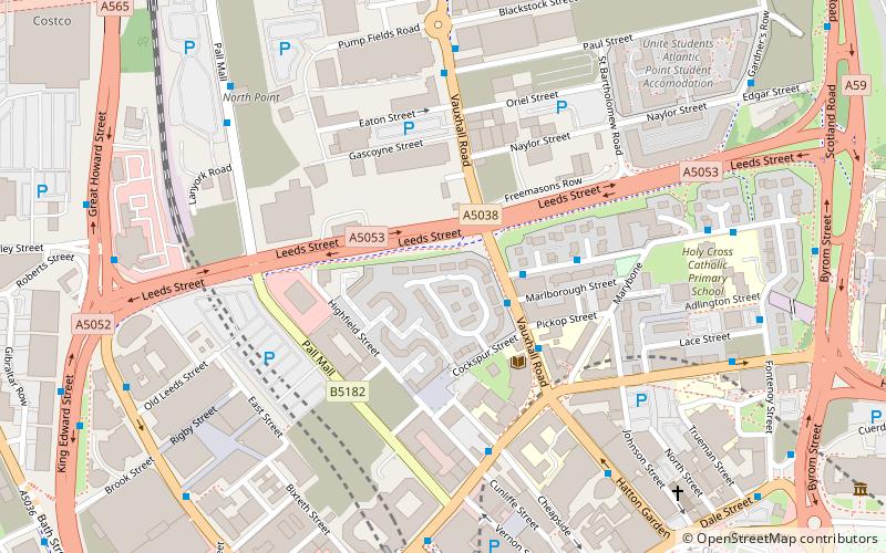 Waterloo Tunnel location map