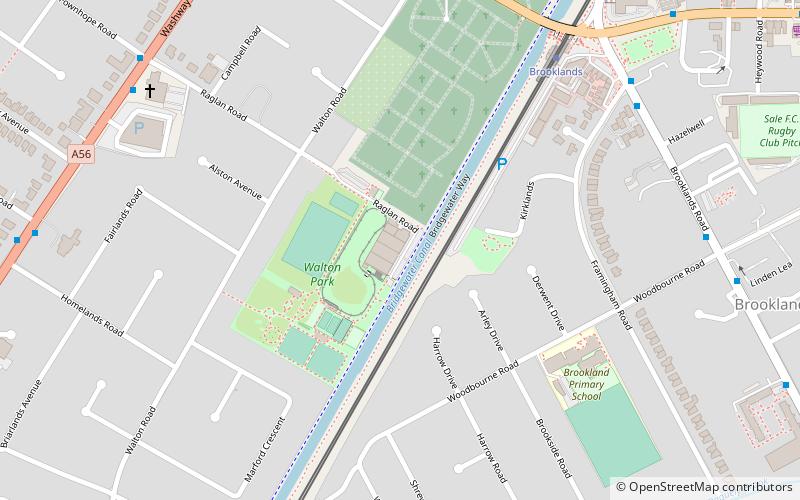 Trafford Rowing Club location map