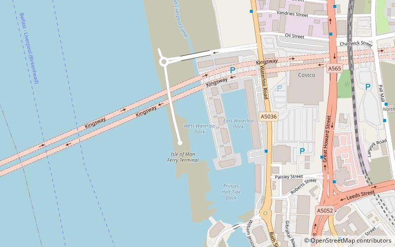 Waterloo Dock location map