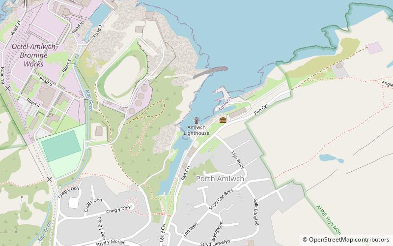 Amlwch Lighthouse location map