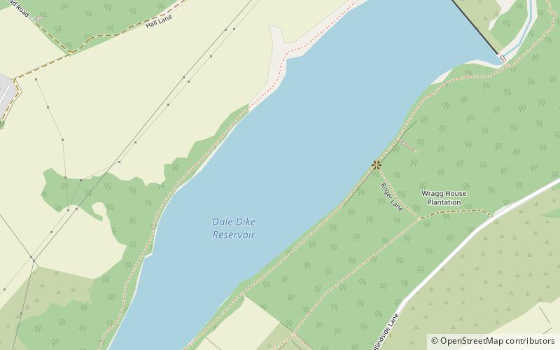 Dale Dike Reservoir location map
