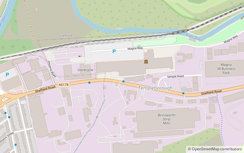 Templeborough location map