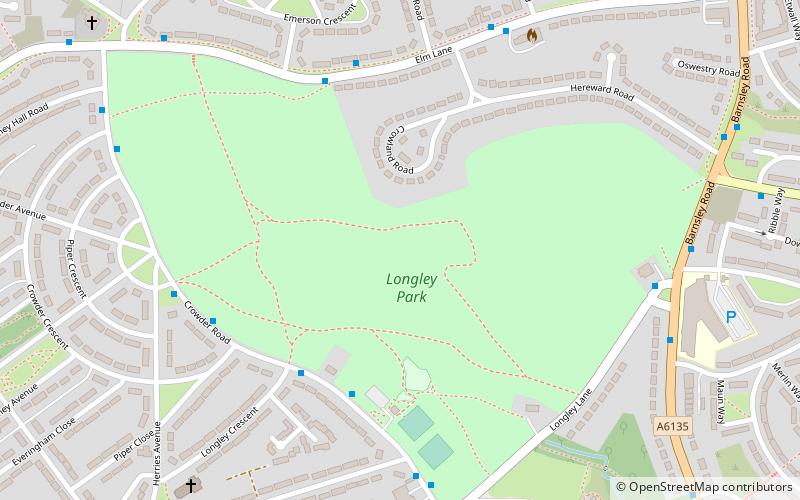 Longley Park location map