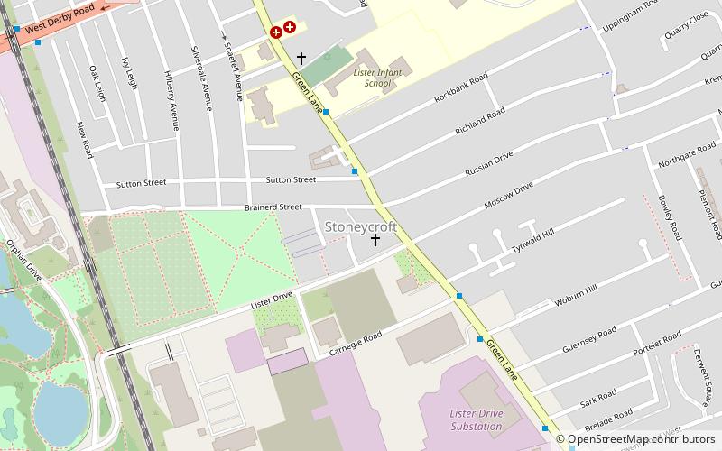 stoneycroft liverpool location map
