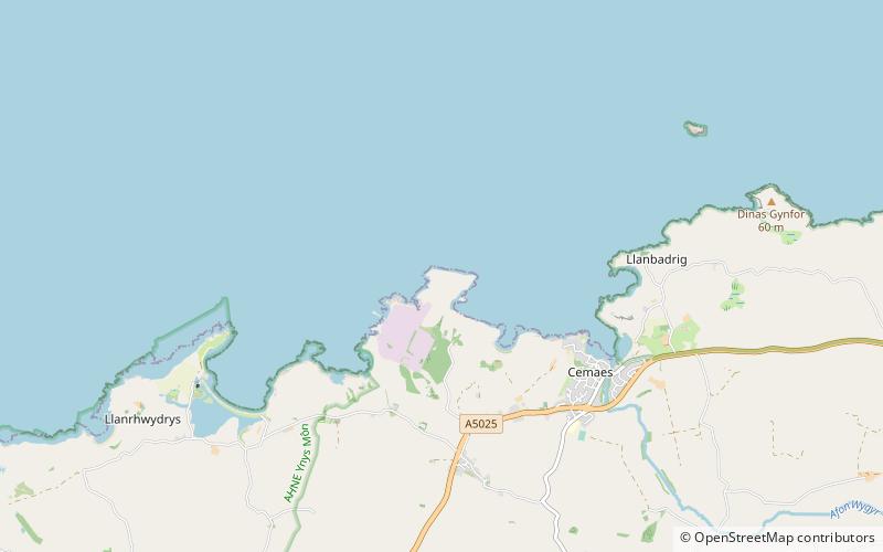 Trwyn yr Wylfa location map